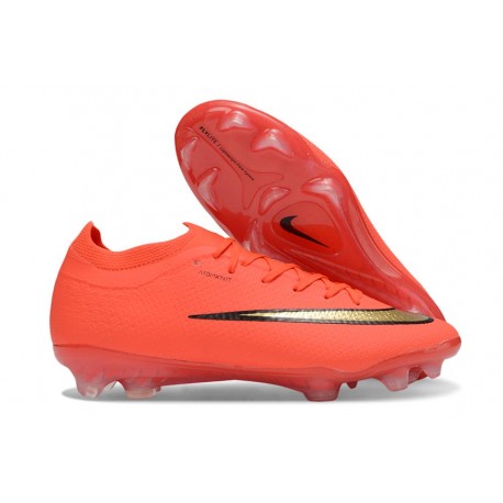 Fotbollsskor Nike Zoom Mercurial Vapor 17 Elite FG Röd Guld
