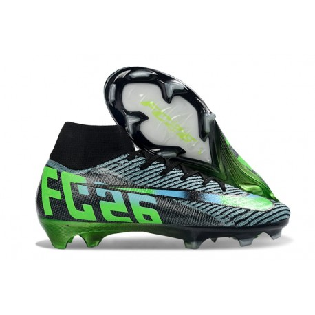 Fotbollsskor Nike Zoom Mercurial Superfly X Elite FG Svart Grön