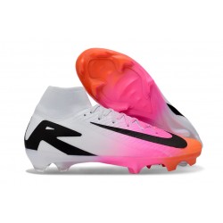 Fotbollsskor Nike Zoom Mercurial Superfly X Elite FG Rosa Svart Vit