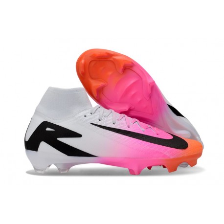 Fotbollsskor Nike Zoom Mercurial Superfly X Elite FG Rosa Svart Vit