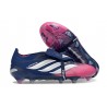 Adidas Predator Elite Foldover Tongue FG Rosa Blå Silver