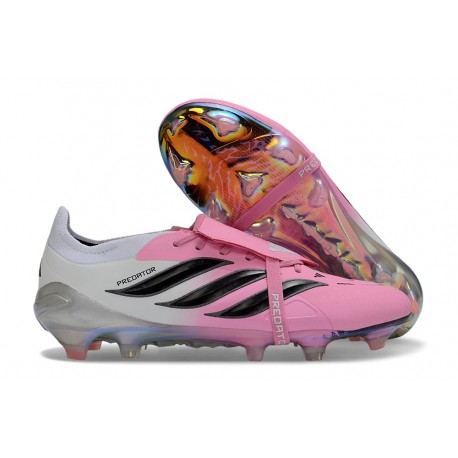 Adidas Predator Elite Foldover Tongue FG Rosa Vit Svart