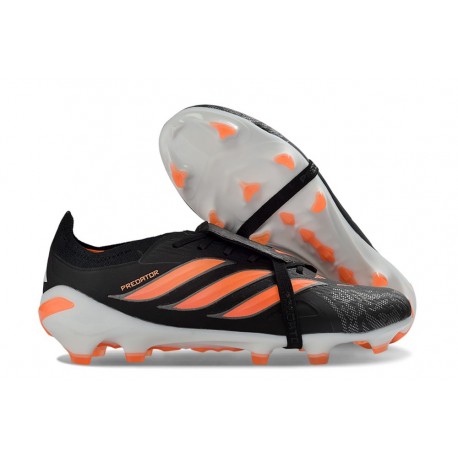 Adidas Predator Elite Foldover Tongue FG Svart Orange
