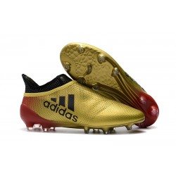 adidas X 17+ PureSpeed FG Fotbollsskor för Herrar - Guld Röd