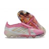 Adidas Predator Elite Foldover Tongue FG Rosa Vit Silver