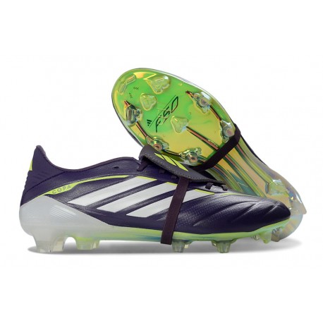 Adidas Predator Elite Foldover Tongue FG Svart Vit Grön