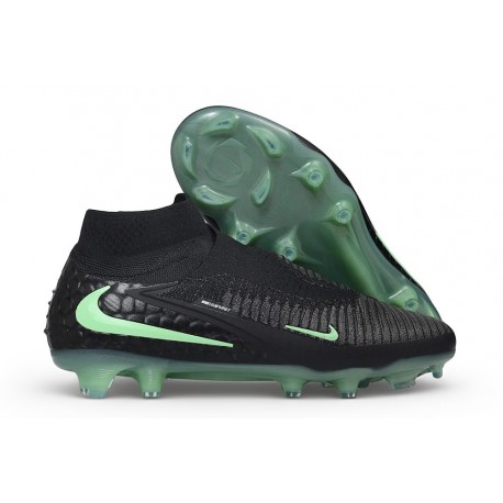 Nike Phantom 6 High Elite FG Fotbollsskorna Svart Grön