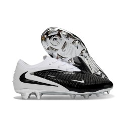 Nike Phantom 6 Low Elite FG Fotbollsskor Herr Svart Vit