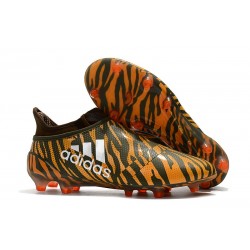 adidas X 17+ PureSpeed FG Fotbollsskor för Herrar - Orange Svart