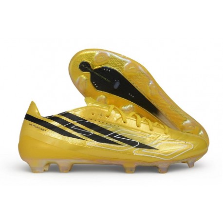 Fotbollsskorna adidas F50 Hyperfast EVO FG Guld Svart
