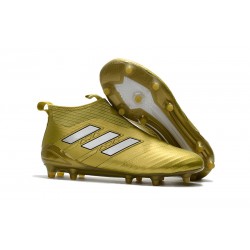 Adidas ACE 17+ PureControl FG Fotbollsskor för Herr - Guld Vit