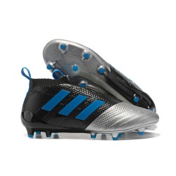 Adidas ACE 17+ PureControl FG Fotbollsskor för Herr - Svar Silver Blå