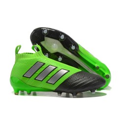 Adidas ACE 17+ PureControl FG Fotbollsskor för Herr - Grön Svart Silver