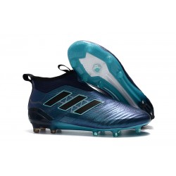 Adidas ACE 17+ PureControl FG Fotbollsskor för Herr - Blå Svart