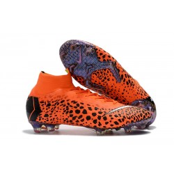 Nike Mercurial Superfly 6 Elite Ronaldo CR7 FG Barn - Orange Svart