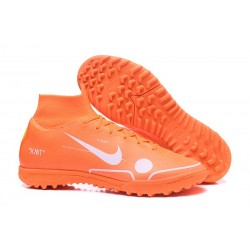 Nike Mercurial SuperflyX 6 Elite TF Fotbollsskor - Orange Vit