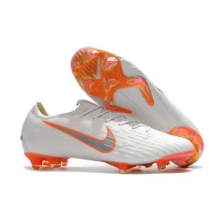 Nike Mercurial Vapor 12 Elite FG Fotbollsskor för Damer - Vit Orange