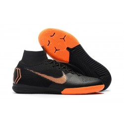 Nike Mercurial SuperflyX VI Elite IC Fotbollsskor Barn - Svart Orange