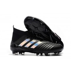 adidas Herr Fotbollsskor 2018 Predator 18.1 FG - Svart Silver