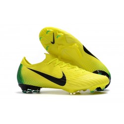 Nike Fotbollsskor Mercurial Vapor 12 Elite FG - Gul Svart