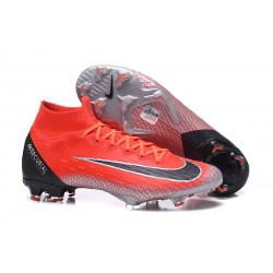 Nike Mercurial Superfly VI 360 Elite DF FG - Röd Svart