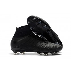 Fotbollsskor Nike Hypervenom Phantom 3 Elite DF FG - Svart Silver