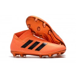 adidas Nya Fotbollsskor för Herrar Nemeziz 18+ FG - Orange Svart