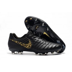 Nike Tiempo Legend 7 Elite FG Fotbollsskor för Herrar - Svart Guld