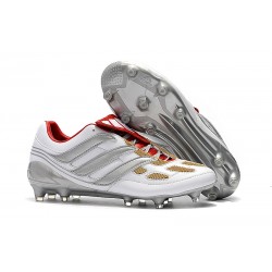 adidas Fotbollsskor Predator Accelerator Electricity FG - Svart Vit Blå