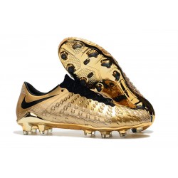 Neymar Nike HyperVenom Phantom 3 Elite FG - Guld Svart