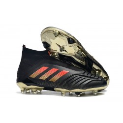 adidas Fotbollsskor för Herrar Predator 18+ FG - Svart Röd