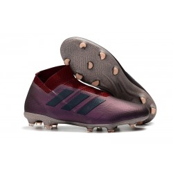 adidas Nya Fotbollsskor för Herrar Nemeziz 18+ FG - Lila Röd