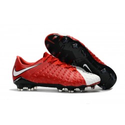 Nike Fotbollsskor HyperVenom Phantom III Elite FG - Röd Vit