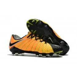 Nike Fotbollsskor HyperVenom Phantom III Elite FG - Gul Svart