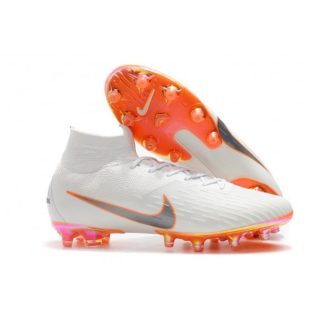 NIKE HERR MERCURIAL SUPERFLY 6 ELITE AG PRO - Vit Orange