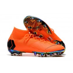 NIKE HERR MERCURIAL SUPERFLY 6 ELITE AG PRO - Orange Svart