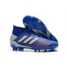 adidas Predator 19.1 FG Fotbollsskor - Blå Silver