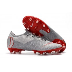 Nike Mercurial Vapor XII Elite AG-Pro Grå Röd