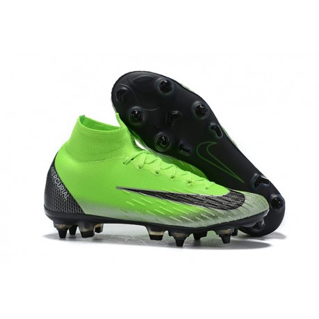 Nike Mercurial Superfly 360 SG-PRO AC Fotbollsskor Grön Svart