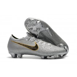 Nike Fotbollsskor Mercurial Vapor 12 Elite FG - Silver Svart