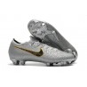 Nike Fotbollsskor Mercurial Vapor 12 Elite FG - Silver Svart