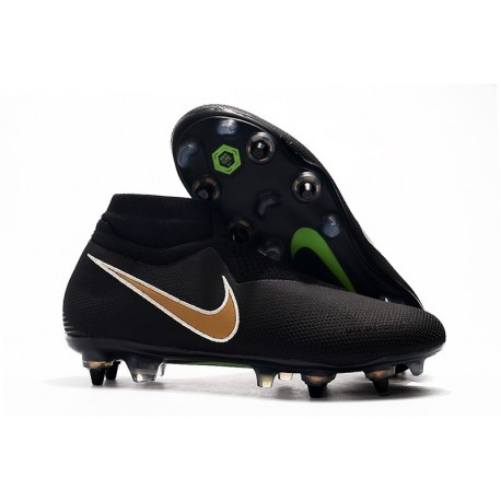 Nike Phantom Vision Elite DF SG-PRO Anti-Clog Svart Guld