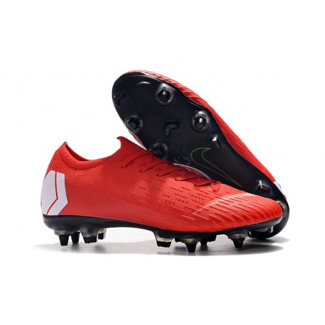 Nike Mercurial Vapor 12 Elite SG-Pro AC Röd Vit