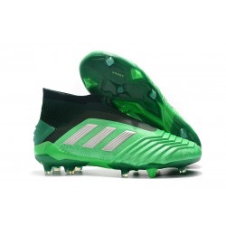 adidas Predator 19+ FG Skor Herr - Grön Silver