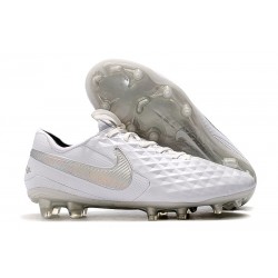 Fotbollskor Nike Tiempo Legend 8 Elite FG - Vit Silver