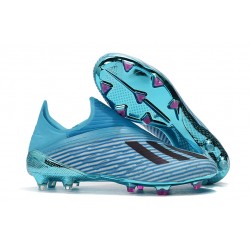 adidas X 19+ FG Fotbollsskor - Cyan Svart