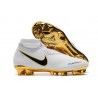 Nike Phantom Vision Elite DF FG Fotbollsskor för Män - Vit Guld