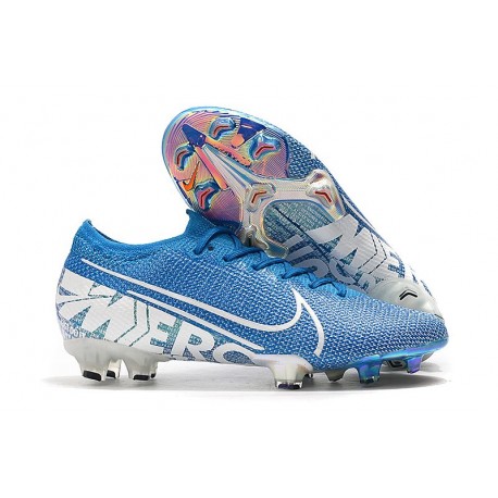 Fotbollsskor för Herrar Nike Mercurial Vapor 13 Elite FG Blå Vit