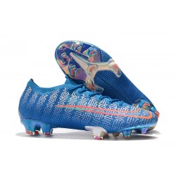 Fotbollsskor för Herrar Nike Mercurial Vapor 13 Elite FG Blå Röd