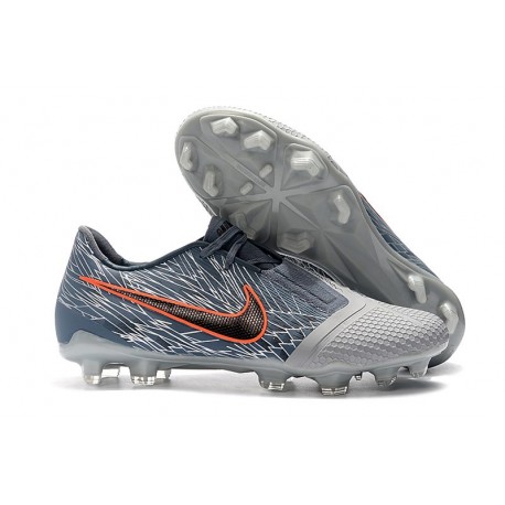 Fotbollsskor Nike Phantom Venom Elite FG - Grå Svart Blå